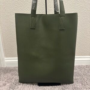 NWOT Pure vegan leather tote bag